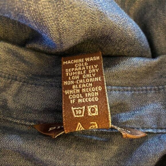 Bit n Bridle - Jean western cowgirl shirt large - Picture 5 of 8